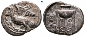 Bruttium. Kroton circa 350-300 BC. Nomos AR