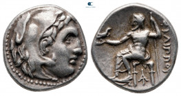 Kings of Macedon. Magnesia. Philip III Arrhidaeus 323-317 BC. In the types of Alexander III. Struck under Menander or Kleitos, circa 323-319 BC. Drach...