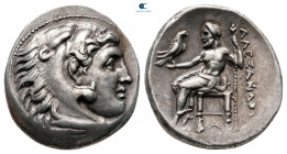 Kings of Macedon. Side. Antigonos I Monophthalmos 320-301 BC. In the name and types of Alexander III, circa 323-317 BC. Drachm AR