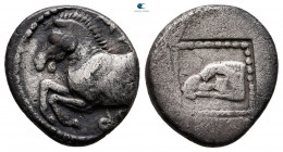 Thrace. Maroneia circa 495-449 BC. Drachm AR