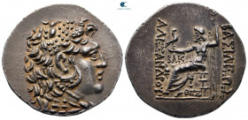 Thrace. Mesembria circa 125-65 BC. In the name and types of Alexander III of Macedon. Bak-, magistrate.. Tetradrachm AR