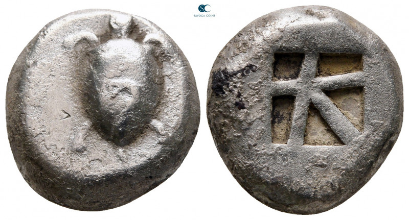 Islands off Attica. Aegina circa 480-446 BC. 
Stater AR

20 mm, 12,26 g

Se...