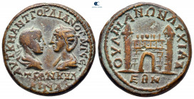 Thrace. Anchialos. Gordian III and Tranquillina AD 238-244. Bronze Æ