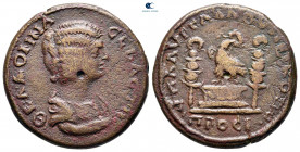 Moesia Inferior. Nikopolis ad Istrum. Julia Domna. Augusta AD 193-217. L. Aurelius Gallus, legatus consularis. Bronze Æ