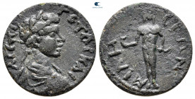 Ionia. Miletos. Geta, as Caesar AD 198-209. Bronze Æ