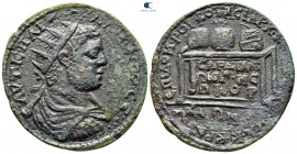 Lydia. Sardeis. Gallienus AD 253-268. Domitianus Rufus, Asiarch. Bronze Æ. Medallic type