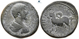 Cilicia. Mopsouestia - Mopsos. Caracalla AD 198-217. Dated 265 = AD 198. Hexassarion (6 Assaria) Æ