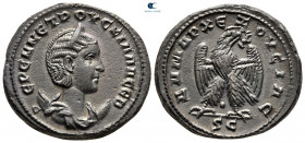 Seleucis and Pieria. Antioch. 5th officina. Herennia Etruscilla AD 249-251. Billon-Tetradrachm