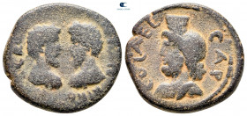 Judaea. Aelia Capitolina. Marcus Aurelius and Lucius Verus AD 165-166. Bronze Æ