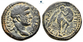 Judaea. Caesarea Paneas. Domitian AD 81-96. Dated year 24 of Agrippa II's second era (83/4 CE). Bronze Æ