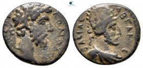 Mesopotamia. Edessa. Commodus with Abgar VIII AD 179-192. Bronze Æ