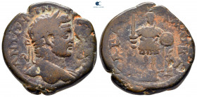 Arabia. Rabbathmoba. Caracalla AD 198-217. Bronze Æ