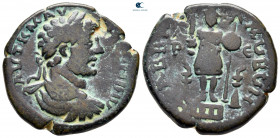 Arabia. Rabbathmoba. Caracalla AD 198-217. Dated CY 105 (AD 210/11). Bronze Æ