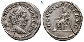 Caracalla AD 198-217. Rome. Denarius AR