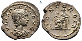 Julia Paula. Augusta AD 219-220. Antioch. Denarius AR
