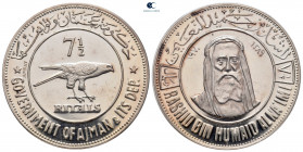 Ajman.  AD 1966-1973. 7 1/2 Riyals 1970