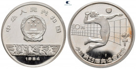 China.  AD 1955-2021. 10 Yuan 1984