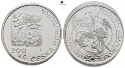 Czech Republik.  AD 1993-2021. 200 Korun 1995