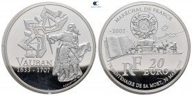 France.  AD 2002-2021. 20 Euro 2007
