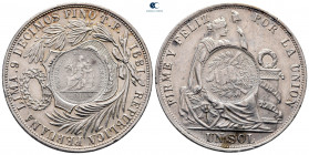 Guatemala.  AD 1894. 1/2 Real 1894