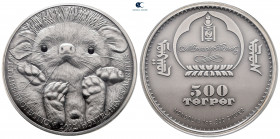 Mongolia.  AD 1925-2018. 500 Tugrik 2012