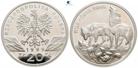Poland.  AD 1999. 20 Zloty