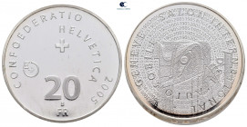 Switzerland.  AD 2005. 20 Franken