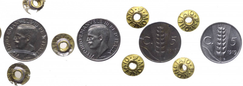 Regno d'Italia (1861-1943) Vittorio Emanuele III (1900-1943) Lotto n.2 monete da...