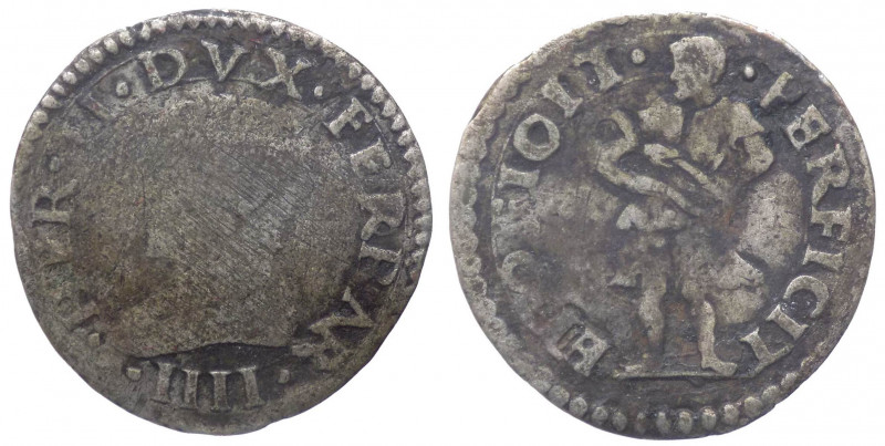 Ferrara - Ercole II d'Este (1534 - 1559) - muraiola - CNI 75 - 95; MIR 301; Ag
...