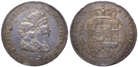 Firenze - Regno d'Etruria - Carlo Lodovico (1803-1807) Dena o 10 Lire Fiorentine 1803 - NC - Diversi colpi al bordo - Ag - gr.39,45

qSPL

Note: W...