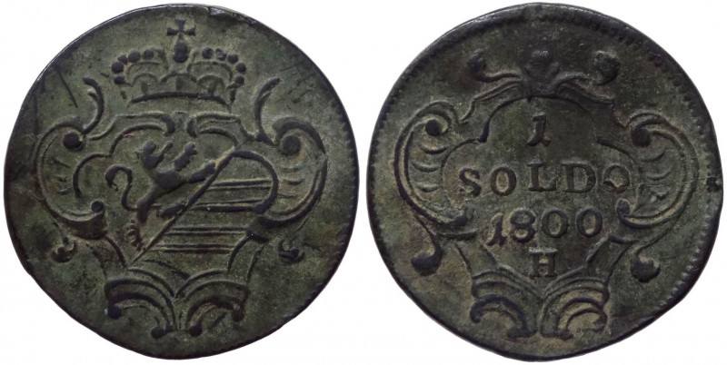 Gorizia - Francesco II (1792-1804) - soldo - 1800 - zecca di Gunzburg - KM# 39 -...