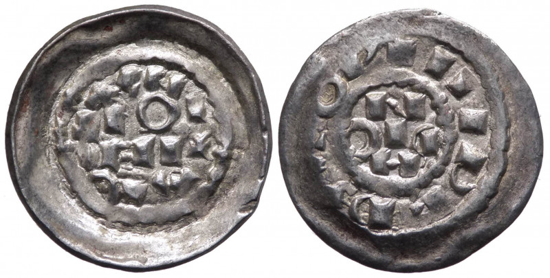 Milano - Enrico II di Sassonia (1004-1024) Denaro Scodellato - D/ IMPERATOR Nel ...