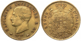 Napoleone I Re d'Italia (1805-1814) 40 Lire 1810 - Zecca di Milano - Gig.75 - Au

SPL+

Note: This item can be shipped from Italy all around the w...