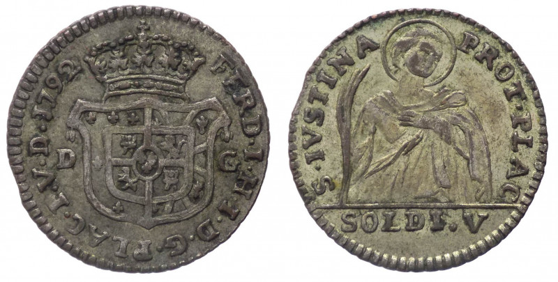 Parma e Piacenza - Ferdinando I di Borbone (1765-1802) - 1/4 di lira di Piacenza...