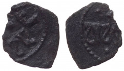 Regno di Sicilia - Palermo - Ruggero I Duca (1072-1101) Kharruba - D/ Legenda Cufica e globetto R/ Legenda Cufica circolare e globetto - Travaini 239 ...