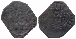 Regno di Sicilia - Messina - Guglielmo II (1166-1189) Mezzo Follaro - D/OPERATO IN VRBE MESSANA - R/Legenda Cufica - MIR 38 / Spahr 119 - Ae - gr. 1,3...