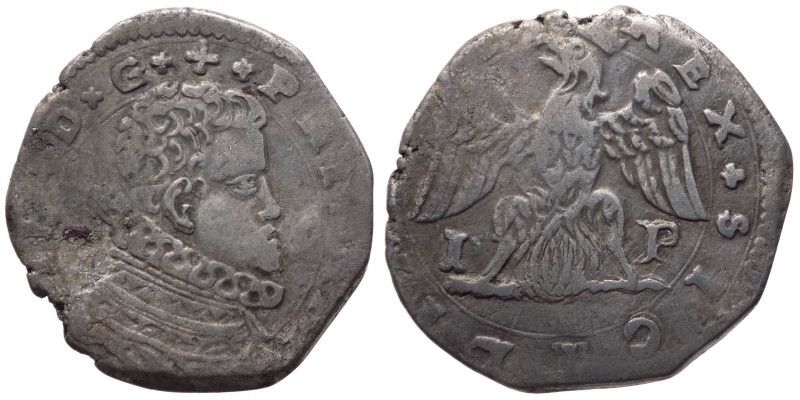 Regno di Sicilia - Filippo III (1598-1621) - 4 tarì - ? - Giovanni dal Pozzo, ze...