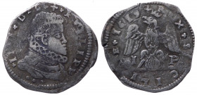 Regno di Sicilia - Filippo III (1598-1621) - 2 tarì - 1619 - Giovanni dal Pozzo, zecchiere - Spahr 79 , MIR 347 - Ag

BB

Note: Shipping only in I...