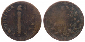 Prima Repubblica Romana (1798-1799) - mezzo baiocco - senza data - Bruni 37, Muntoni 18, Pagani 44, CNI 61 - Ae - R

BB

Note: Shipping only in It...