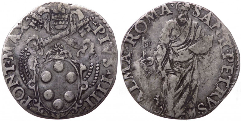 Stato Pontificio - Pio IV, Giovannangelo de’ Medici (1559-1565) - giulio - CNI 1...