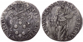 Stato Pontificio - Pio IV, Giovannangelo de’ Medici (1559-1565) - giulio - CNI 130. Muntoni 17 - Ag

BB

Note: Shipping only in Italy