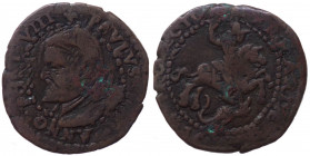 Stato Pontificio - Ferrara - Paolo V, Camillo Borghese (1605-1621) - Quattrino - 1613 A. VIII - CNI 66-75 - RR MOLTO RARA - Cu

qBB

Note: Shippin...