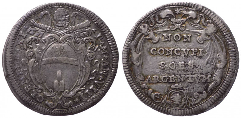 Stato Pontificio - Clemente XI Francesco Albani, (1700-1721) - Giulio NON CONCVP...