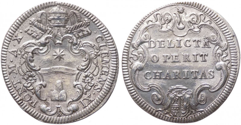 Stato Pontificio - Clemente XI (1700-1721) Giulio "Delicta Operit Charitas" Anno...