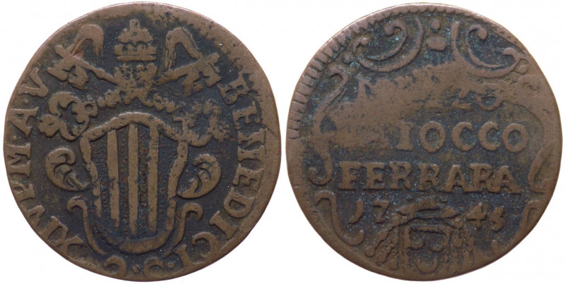 Stato Pontificio - Ferrara - Benedetto XIV Prospero Lorenzo Lambertini (1740-175...