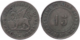 Venezia - Governo Provvisorio (1848-1849) - 15 centesimi - Pag. 183 - Mi

mBB

Note: Shipping only in Italy