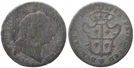 Carlo Emanuele III (1755-1773) Secondo Periodo, Monetazione per la Sardegna - Reale Nuovo - 1769 - MIR 962b - Mi

MB

Note: Shipping only in Italy