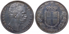 Regno d'Italia - Umberto I (1878-1900) 5 Lire 1879 del 2° Tipo - Gig.24 - Ag

BB+

Note: Shipping only in Italy
