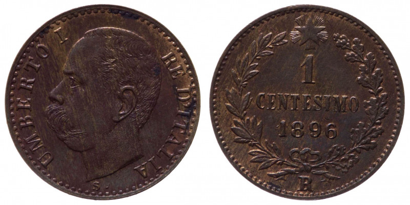 Regno d'Italia - Umberto I (1878-1900) 1 Centesimo 1896 - Zecca di Roma - Gig. 5...