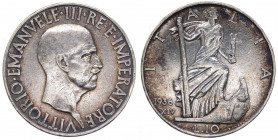 Regno d'Italia - Vittorio Emanuele III (1900-1943) 10 Lire 1936 Anno XIV "Impero" - Gig. 64 - Ag

SPL

Note: Shipping only in Italy